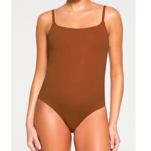 🆕 Skims | Fits Everybody Bodysuit Brief Maternity Small Bronze